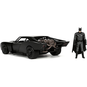 اسباب بازی ماشین فلزی بتموبیل و فیگور فلزی بتمن با مقیاس 1:24 Batman and Batmobile _ماشین اسباب بازی